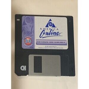 America Online AOL Retro 1996 Windows Version 3.0 Floppy Disk